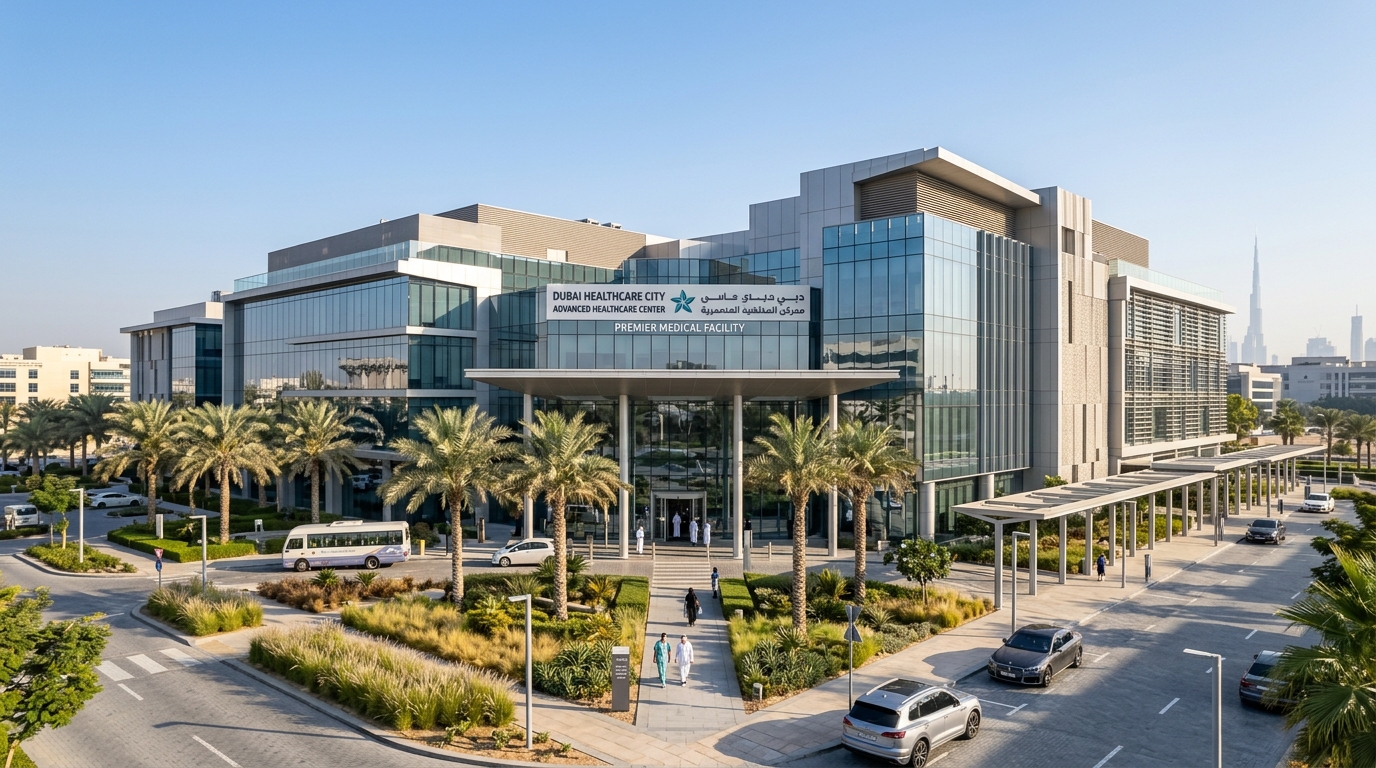 Dubai Healthcare City medical campus facility